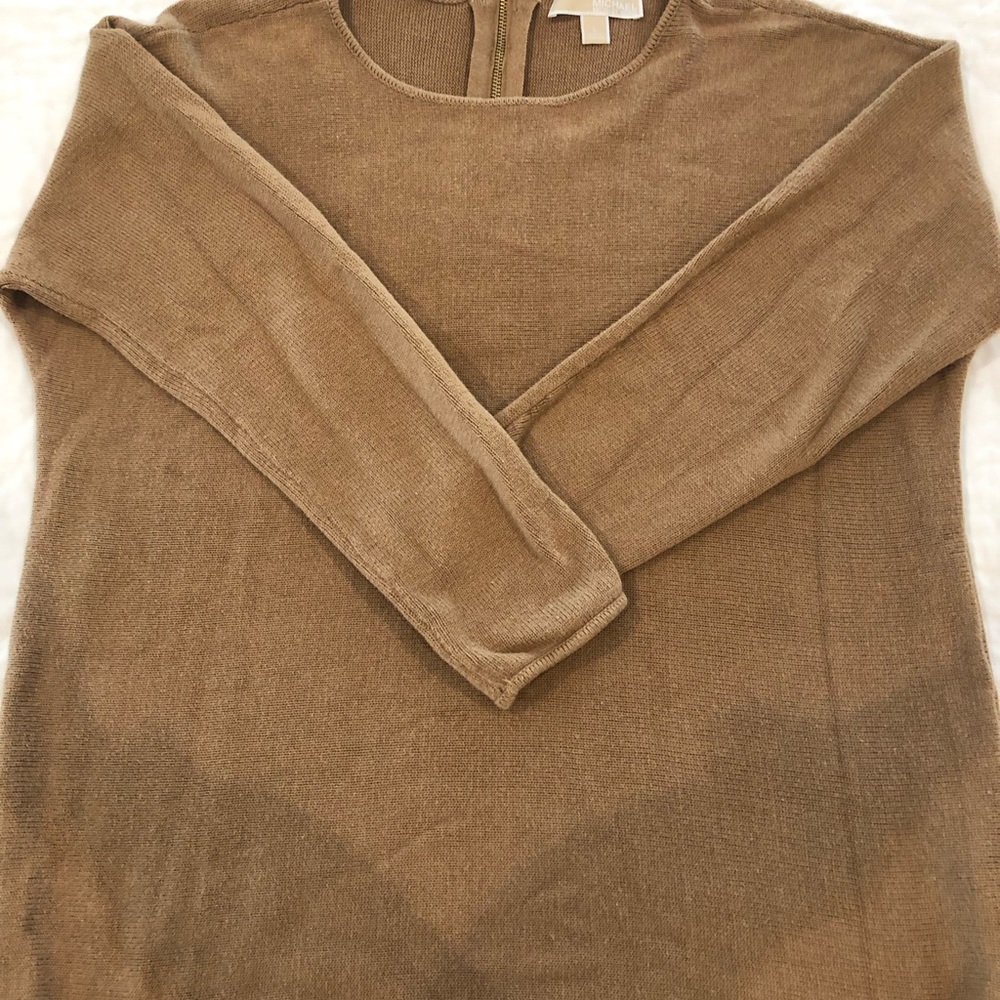 Michael Kors Classic Tan Crew Neck Sweater